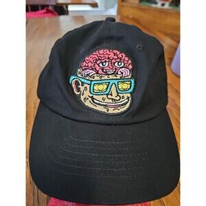 Killer Acid Mens Flip Your Lid Black Strapback Hat One Size